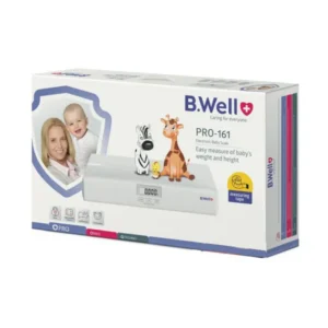 ترازو دیجیتال نوزاد به همراه قدسنج برند بی‌ول B Well مدل Pro 161