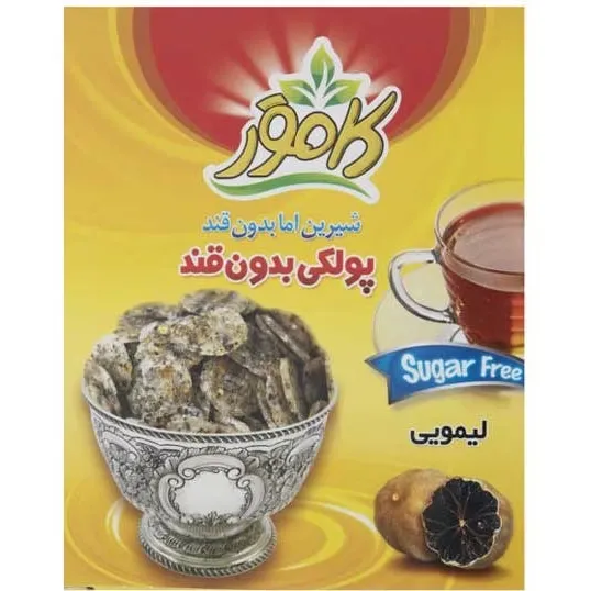 پولکی لیمویی بدون قند کامور | 150 گرم